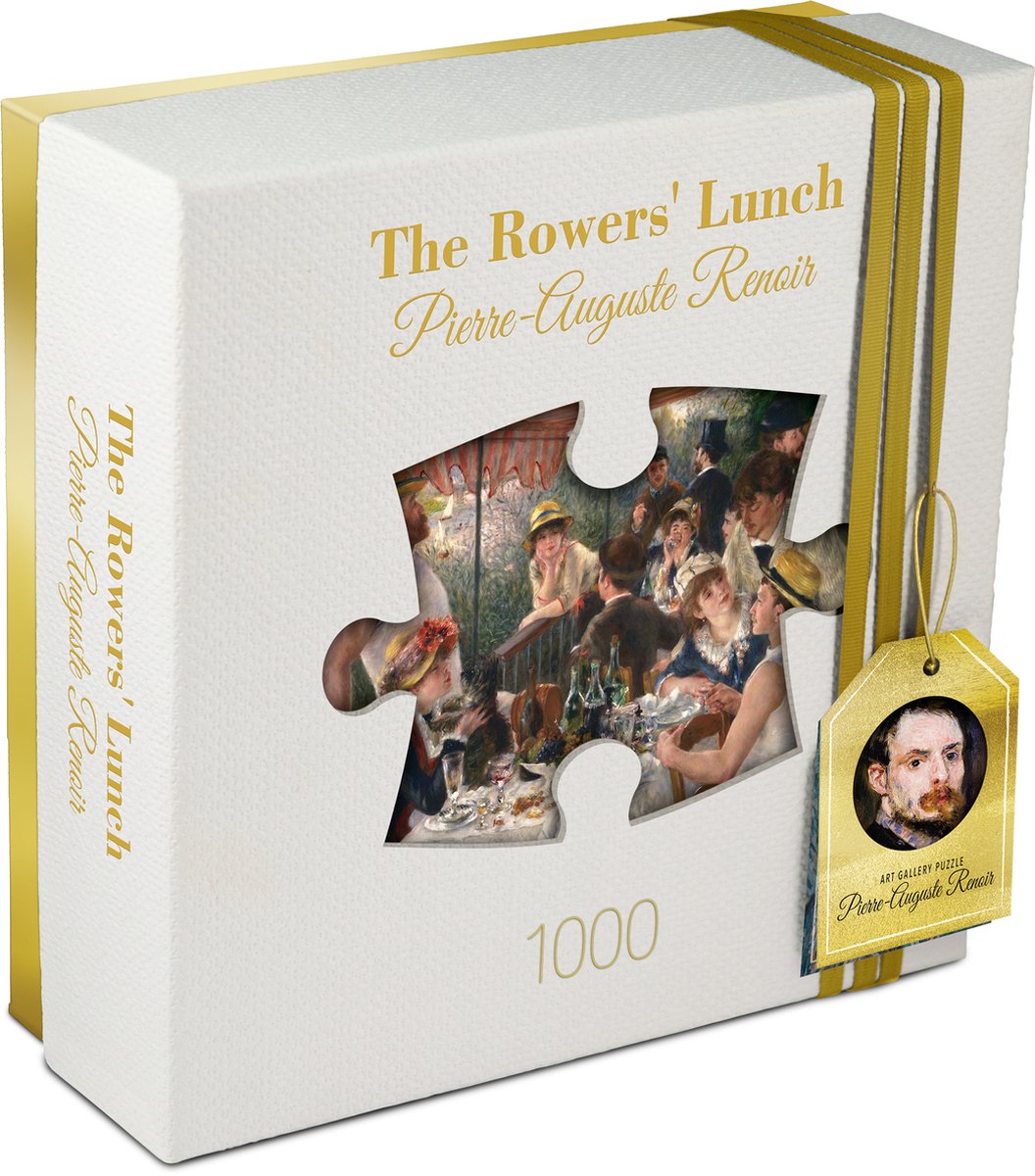 Tucker's fun factory art gallery - the lunch of the rowers - piere-auguste renoir - legpuzzels 1000 stukjes