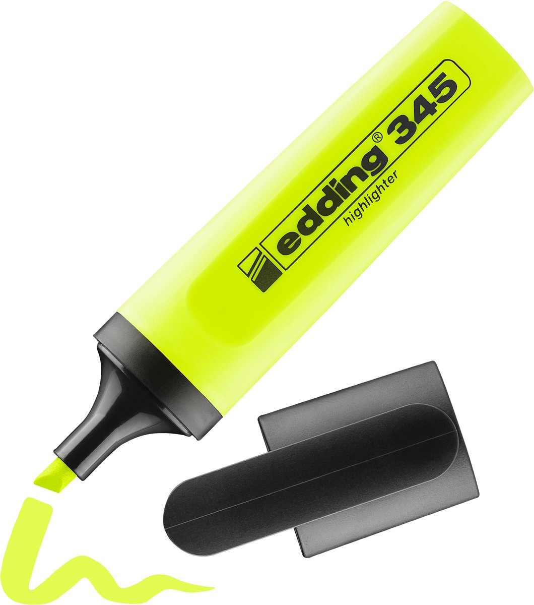 Edding 345 markeerstift - geel