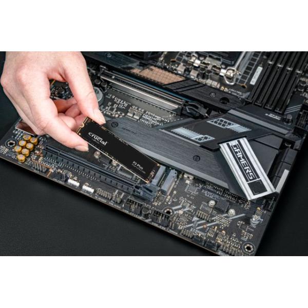 Crucial p3 plus 1 tb ssd (ct1000p3pssd8, pcie 4.0 x4, nvme, m.2 2280)