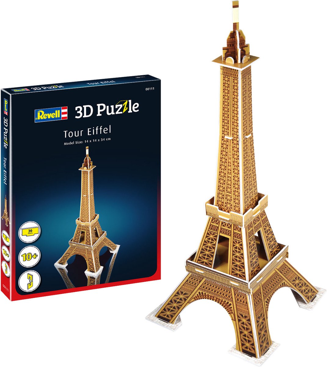 Revell puzzel - 00111 eiffel tower 3d puzzel