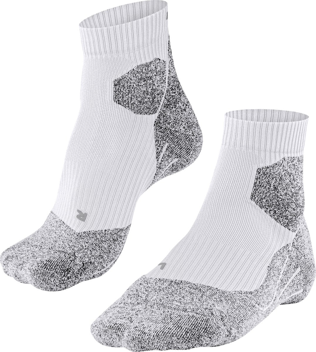 Falke ru trail hardloopsokken anti blaren, lichte padding functioneel garen sportsokken dames wit - maat 41-42