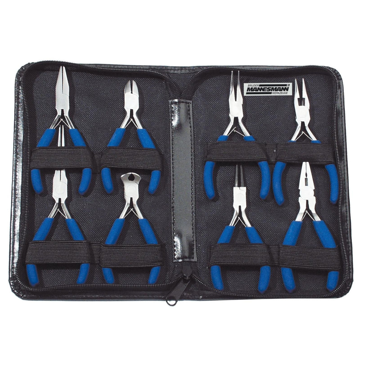 Brüder mannesmann tangenset 8 dlg in etui (hobby) - 10808