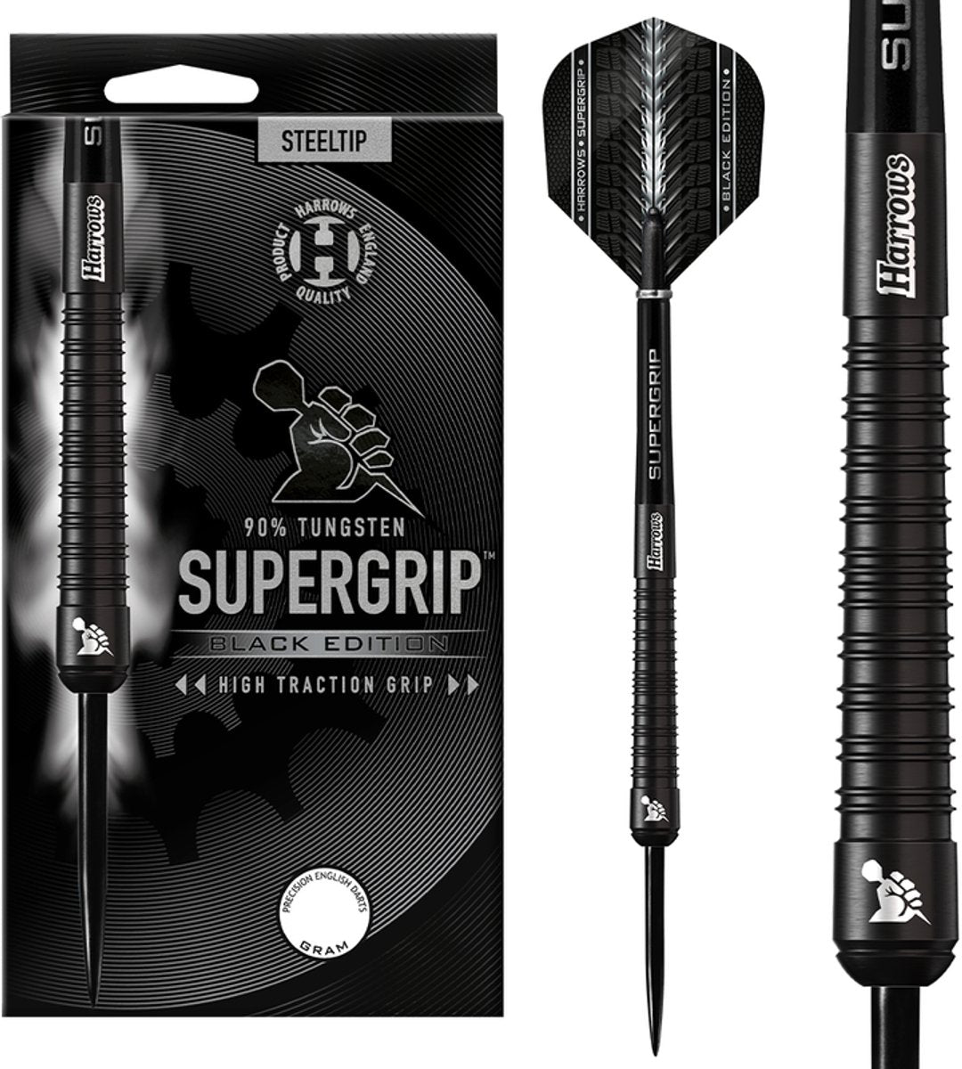Harrows supergrip black edition 90% tungsten 25gr