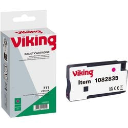 Inktcartridge viking compatibel hp cz131a magenta