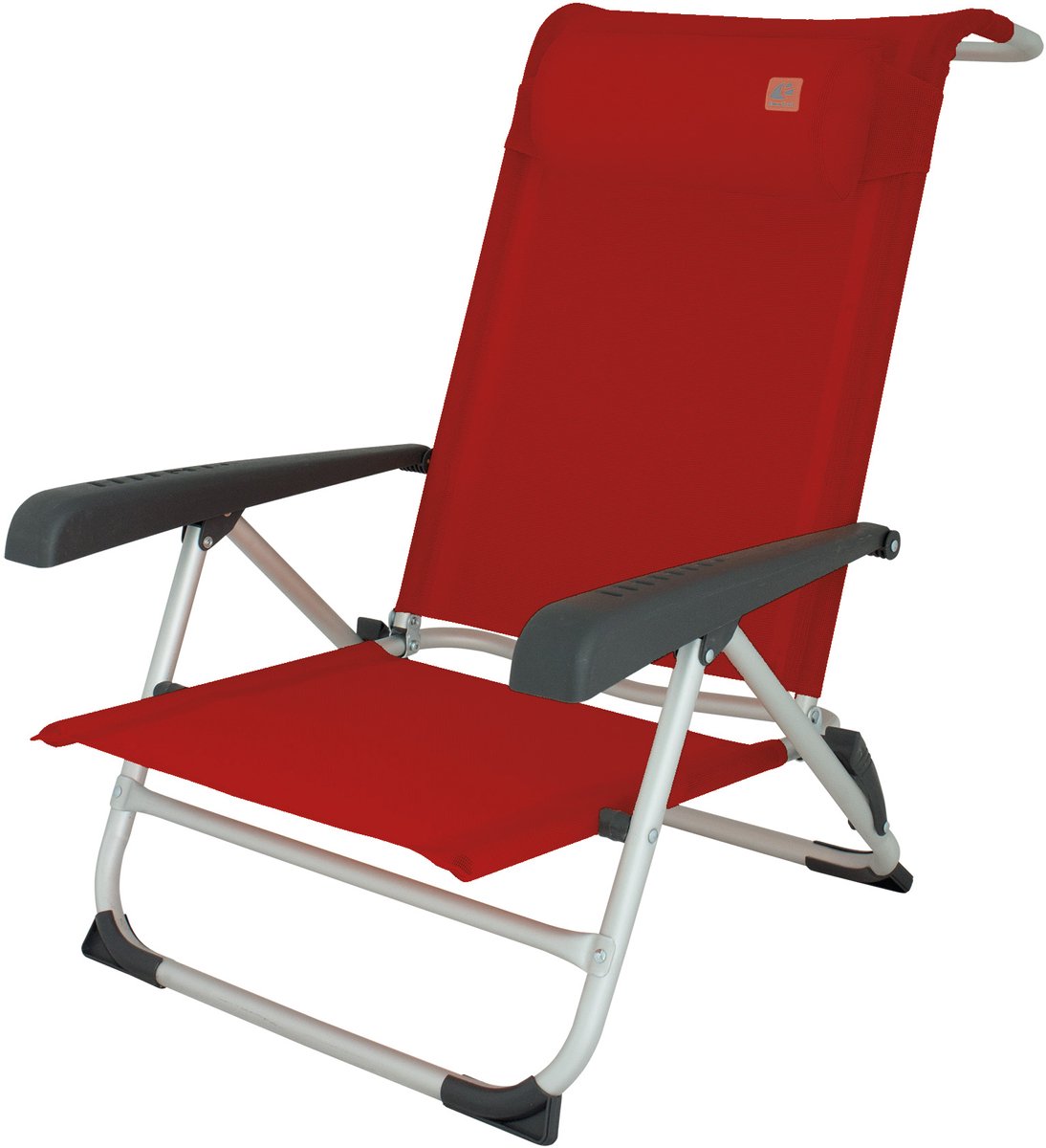 Eurotrail acapulco camping strandstoel - rood