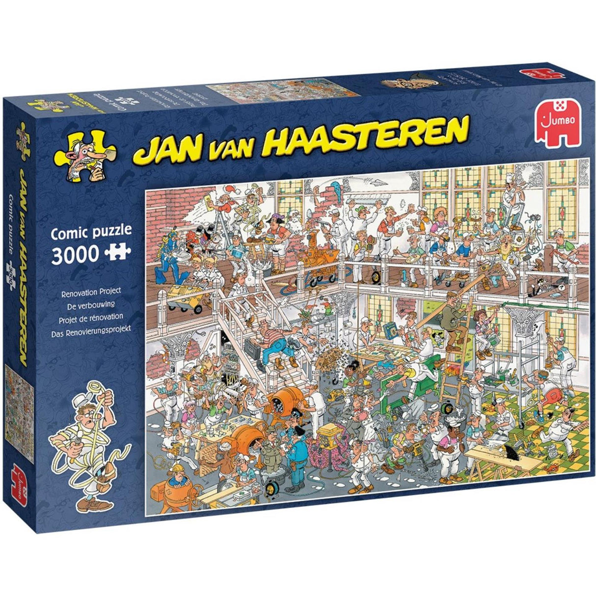 Jumbo jan van haasteren puzzel de verbouwing 3000 stukjes