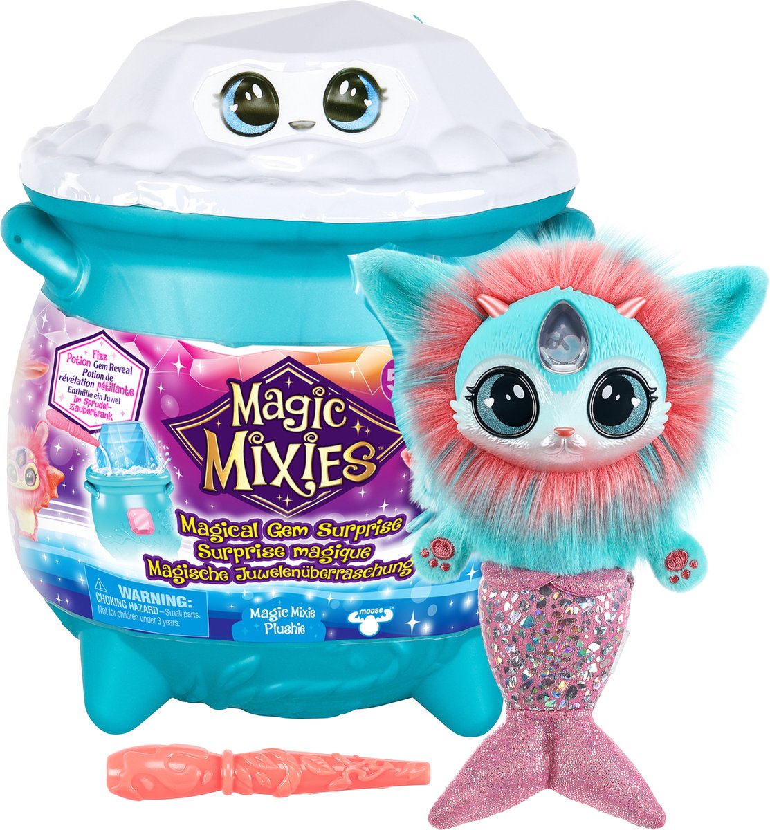 Magic mixies magical gem surprise magische toverketel water - maak je mixie plushie