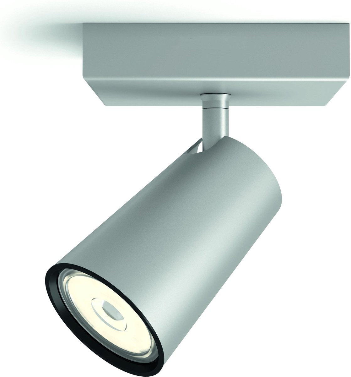 Philips led philips paisley opbouwspot - 1-lichts - aluminium