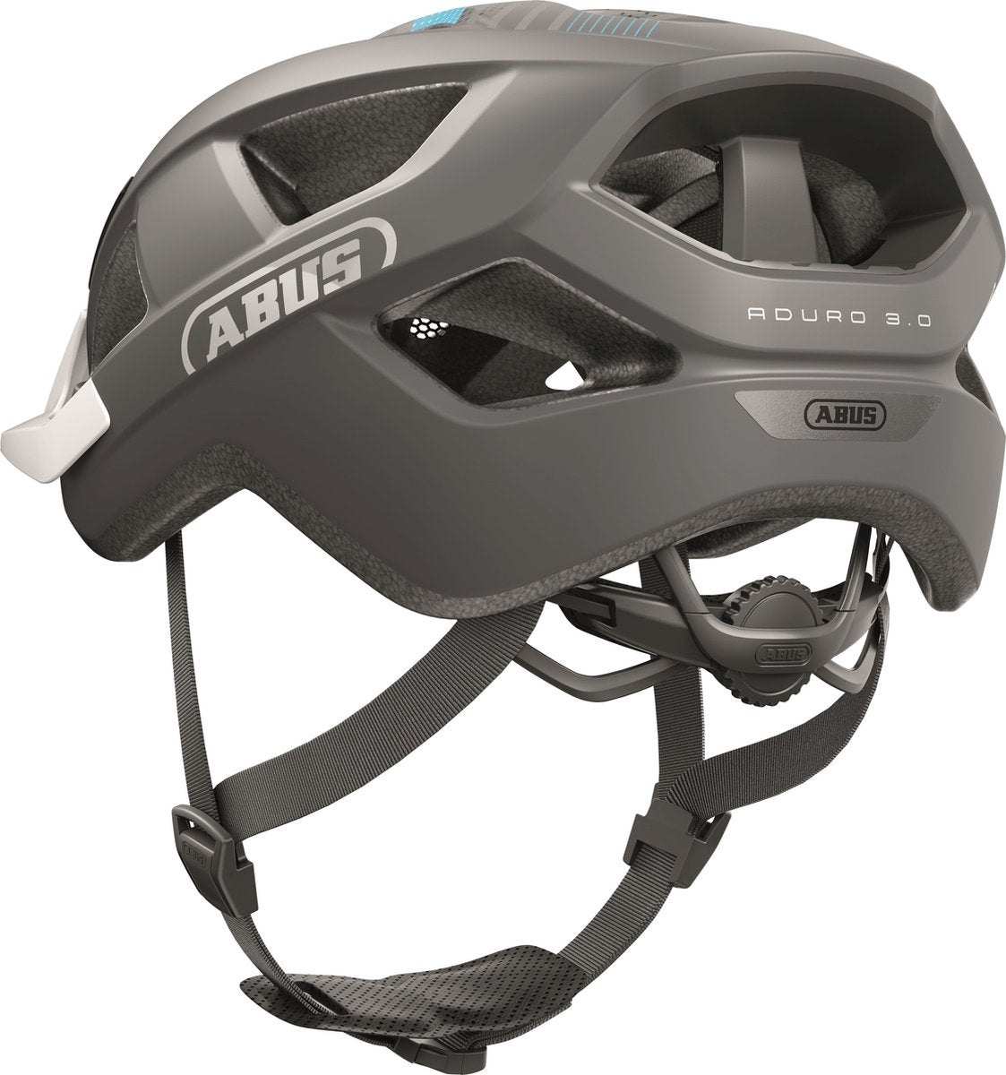 Abus helm aduro 3.0 led race grey m 52-58cm