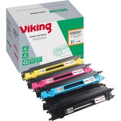 Tonercartridge viking compatibel zwart cyaan magenta geel