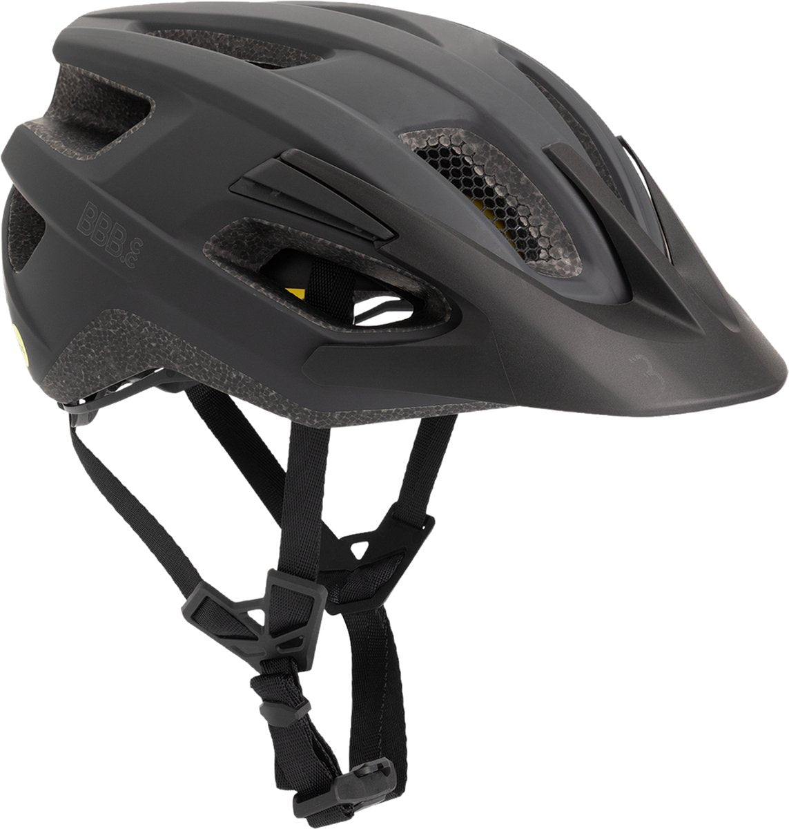 Bbb cycling dune mips 3.0 fidlock fietshelm volwassenen - mtb helm racefiets helm - wielrenhelm - fietshelm dames - fietshelm heren - donker grijs maat s (52-55cm) - bhe-23