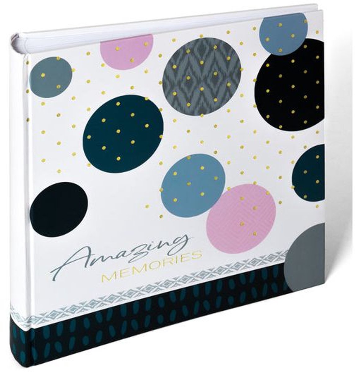 Walther design - mx-485-l - amazing memories - fotoalbum - 30x30 cm - 100 pagina's - blauw