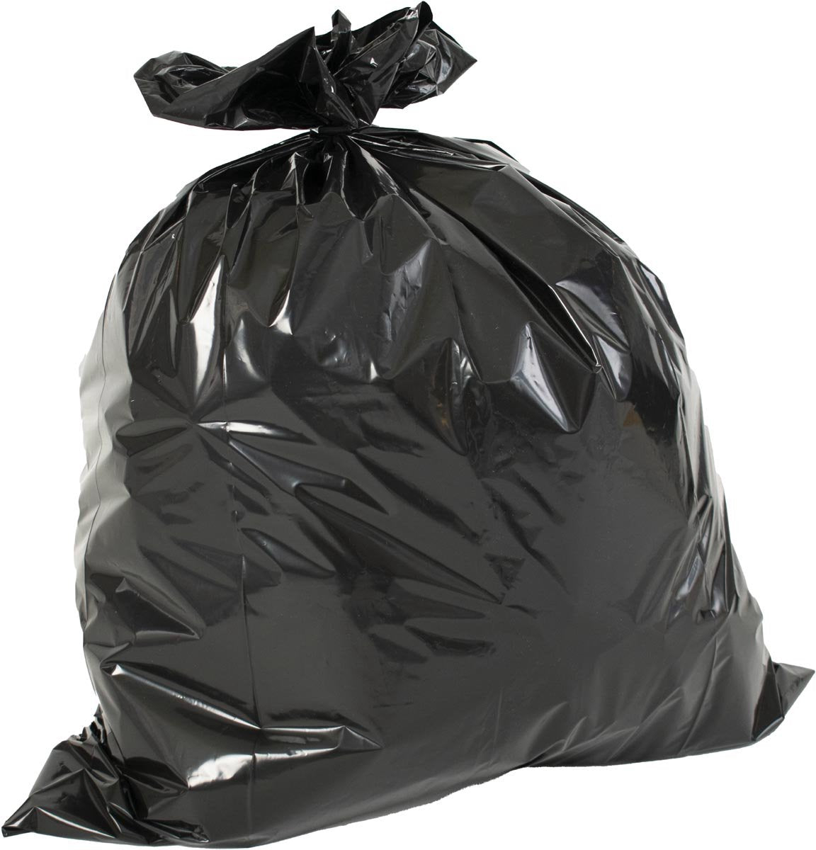 V-part vuilniszak ft 60 x 80 x 0.02 cm, zwart, hdpe, 20 x rol van 20 stuks
