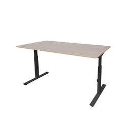Bureau schaffenburg linesto plus 120x80 eiken zwart