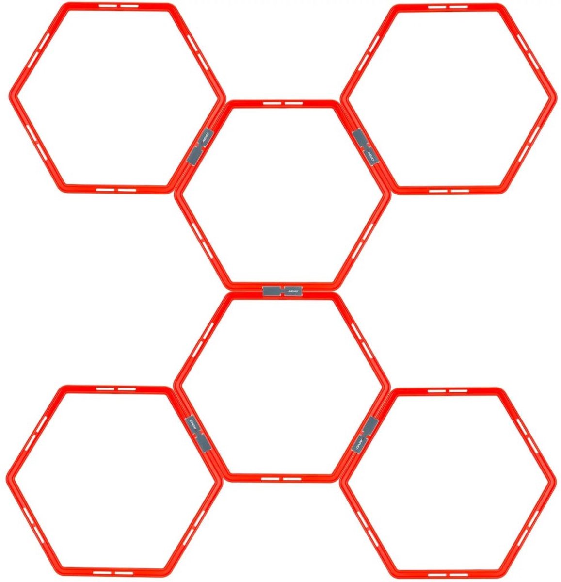 Avento trainingsframe hexagoon 6-delig - fluororanje