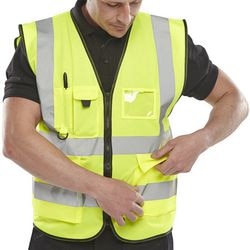Hesje opvallend hi-vis geel m
