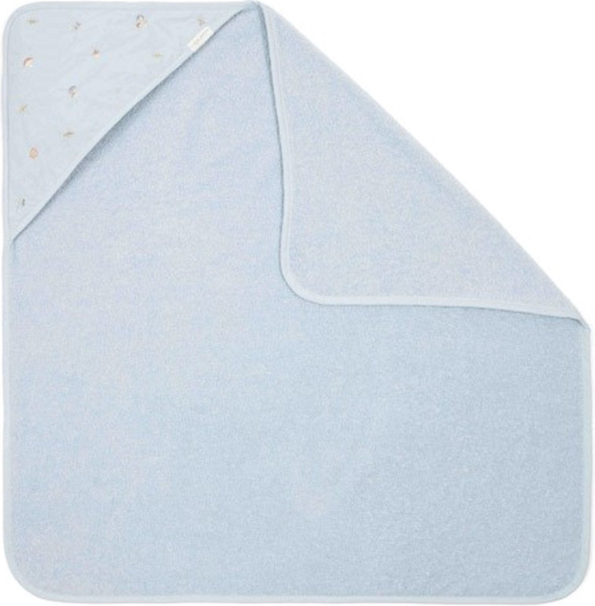 Little dutch badcape - blauw - forest friends