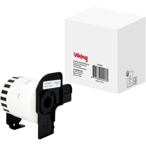 Etiketrol 5bd22212t-wt 15240mm wit, zwart