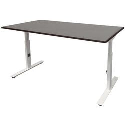Bureau schaffenburg lin-pl128-logw-m25 spaanplaat, metaal multikleur