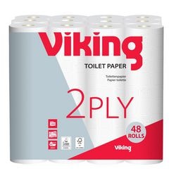 Toiletpapier viking standard 2-laags wit
