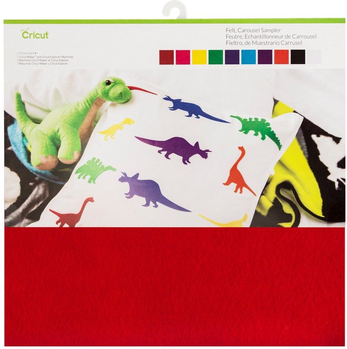 Cricut 2003830 vilt rood, pink, geel, groen, blauw, turquoise, lila, oranje, zwart, wit