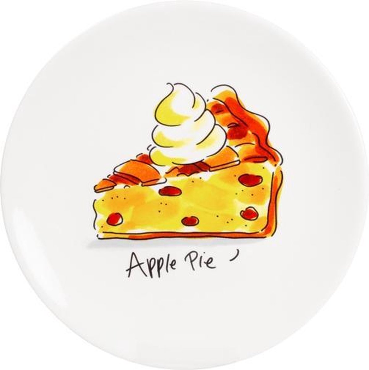Blond amsterdam – even bijkletsen - cake plate apple pie -18 cm