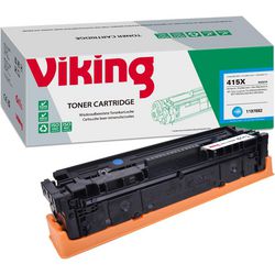 Compatibel tonercartridge viking hp 415x w2031x cyaan