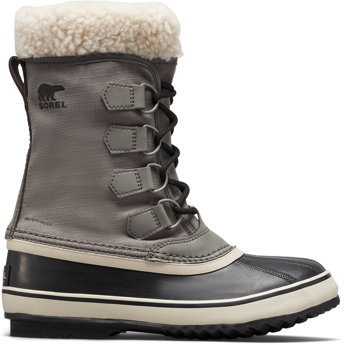 Sorel winter carnival™ boot wp women's snowboots - quarry, black - maat 39.5