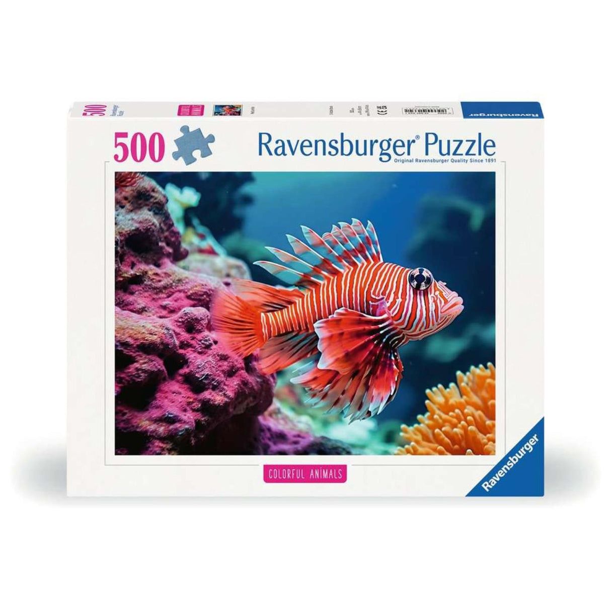 Ravensburger puzzel red lionfish 500 stukjes