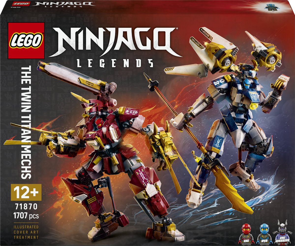 Lego ninjago 71870 de twee torenhoge mecha
