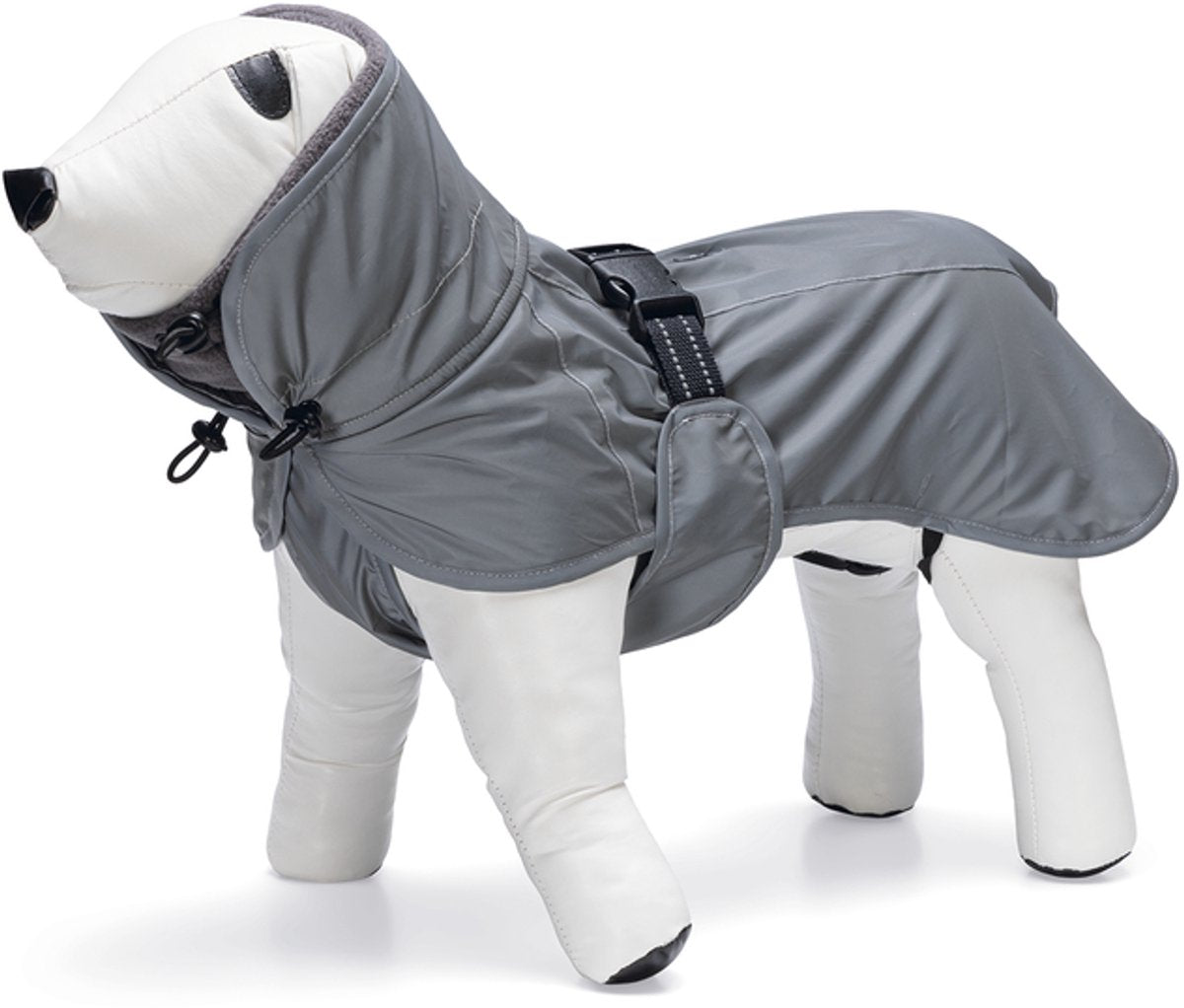 Beeztees caro - honden regenjas - reflecterend - 40 cm