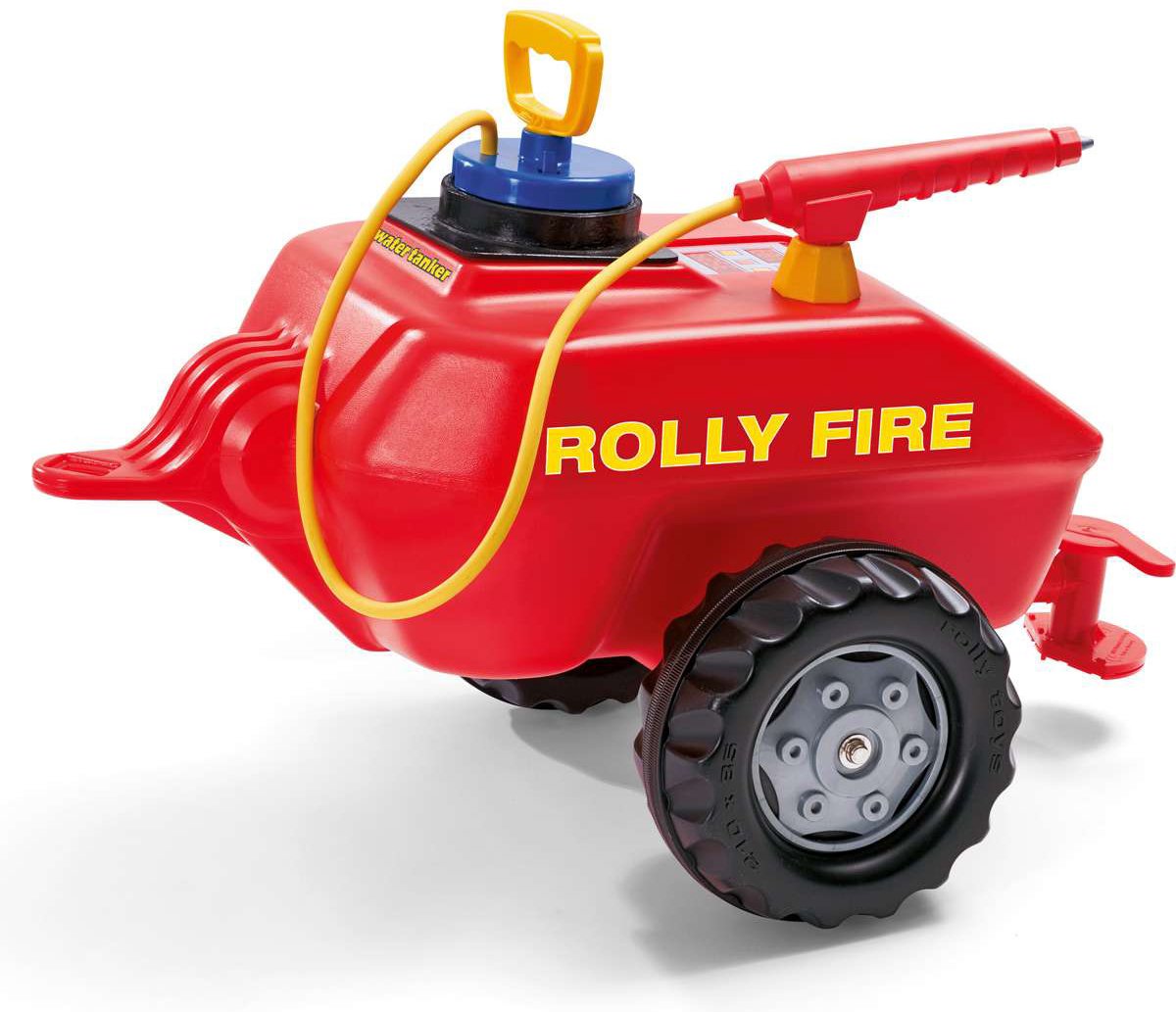 Rolly toys - brandweertrailer rood 122967