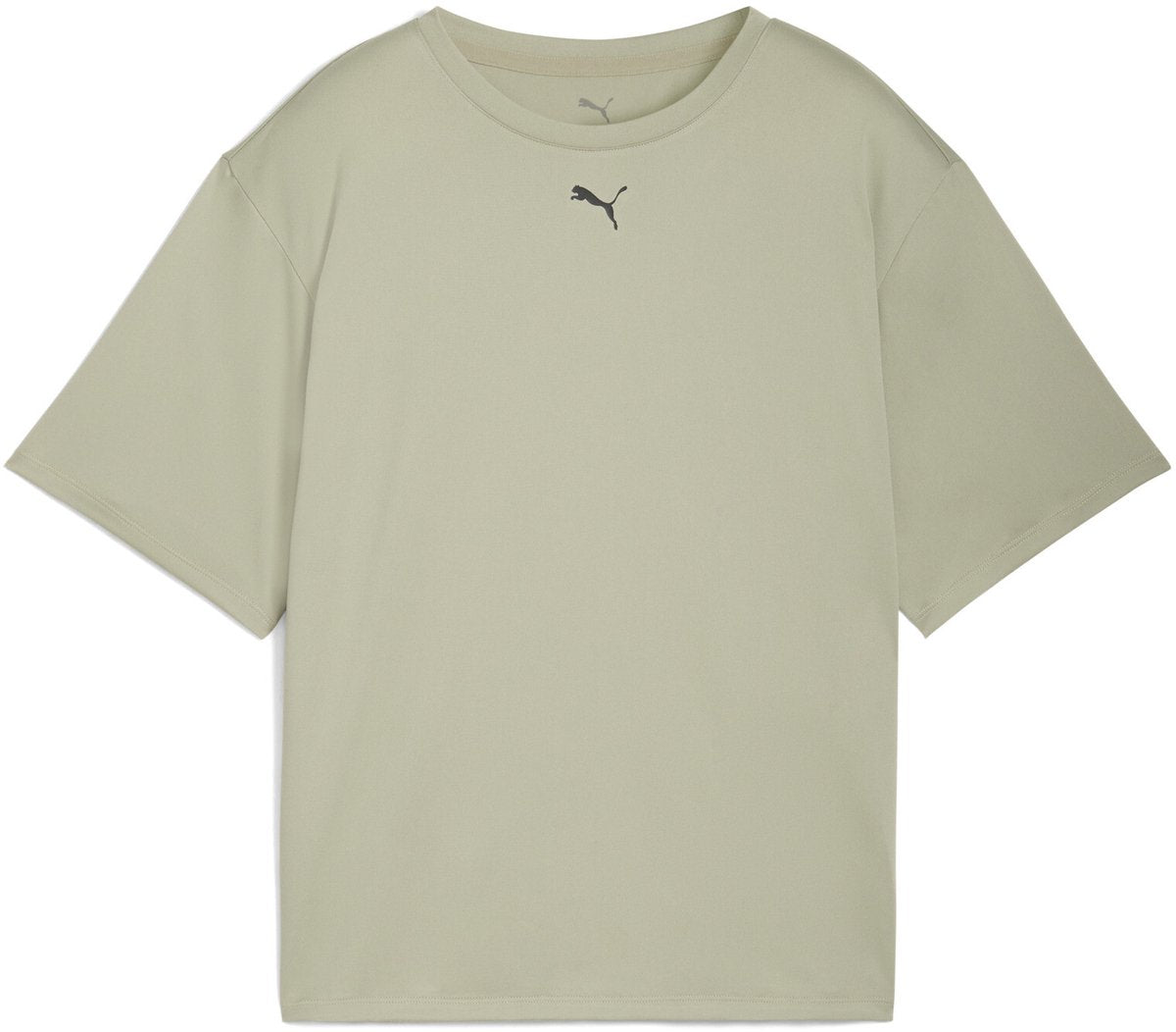 Puma w tad essential relaxed tee dames sportshirt - lux army