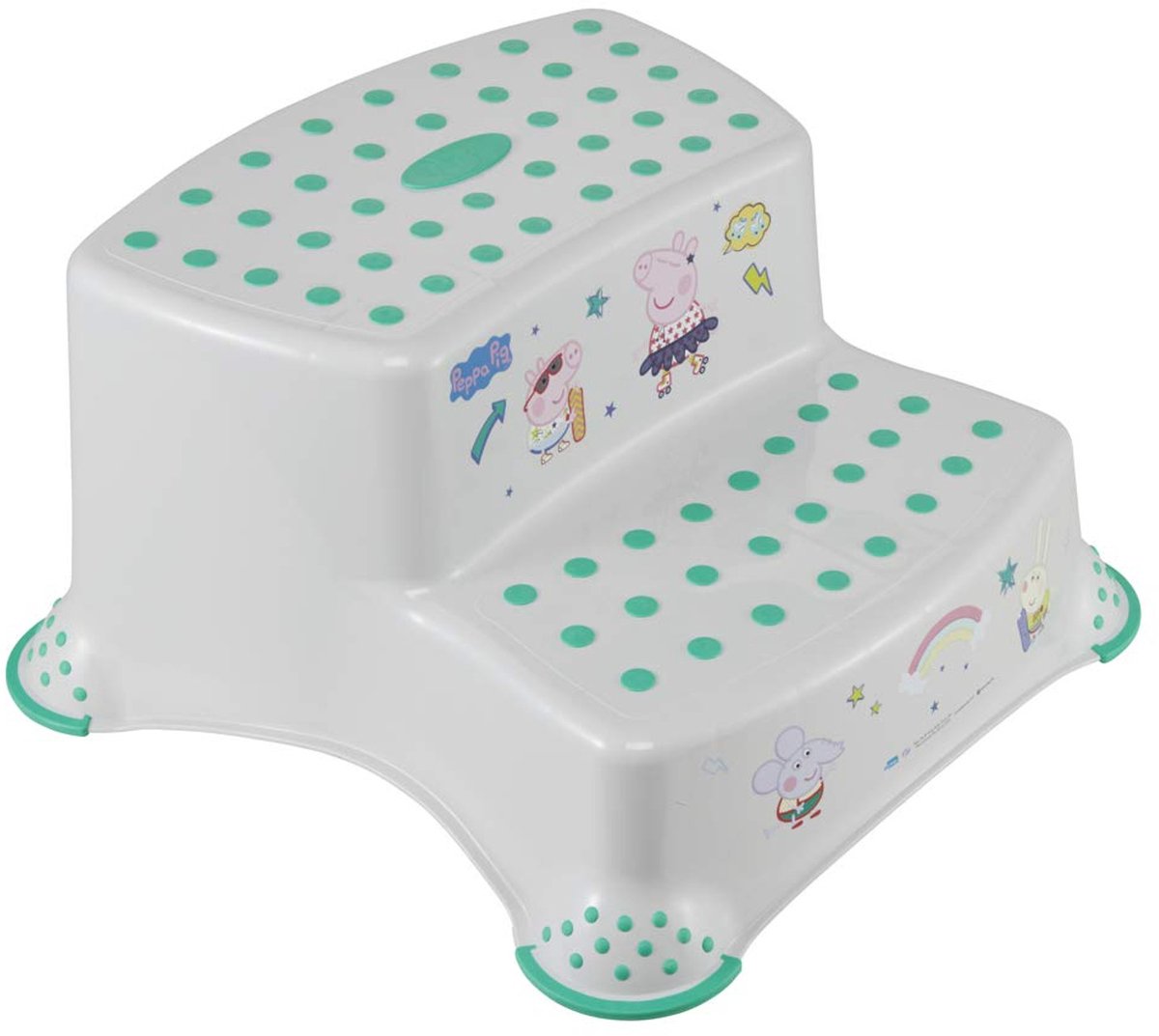 Keeeper peppa pig grijs 2 treden opstapje 10032