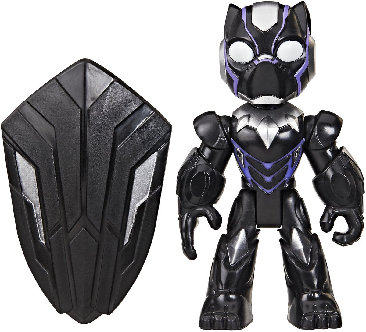 Hasbro marvel iron man and his awesome friends black panther, speelgoed met accessoire, leeftijd 3+