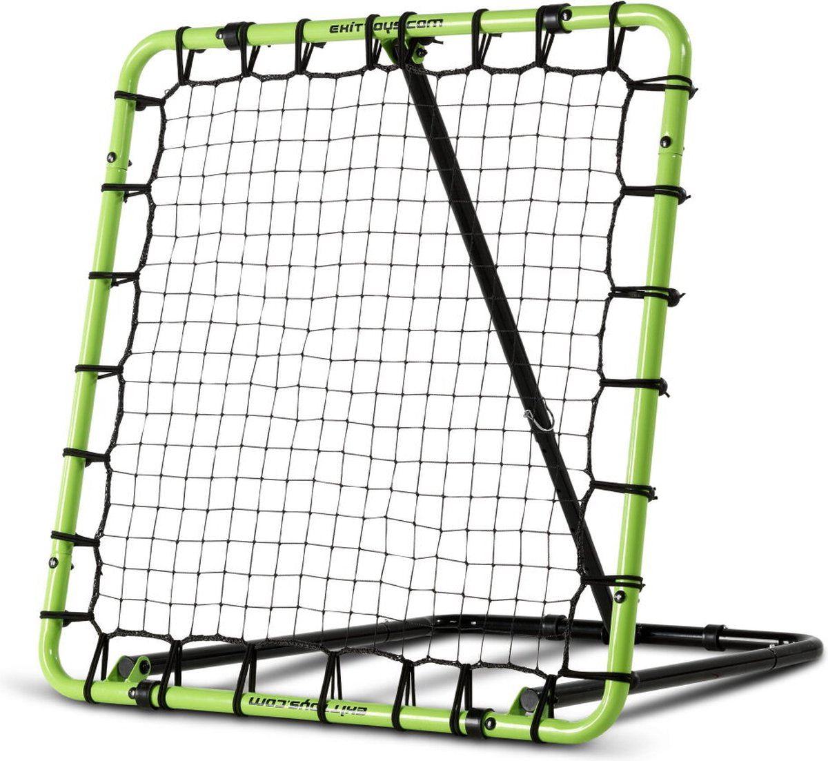 Exit toys exit tempo multisport rebounder 100x100cm - tchoukbal - voetbal rebounder - trainingsmateriaal - buiten - groen zwart