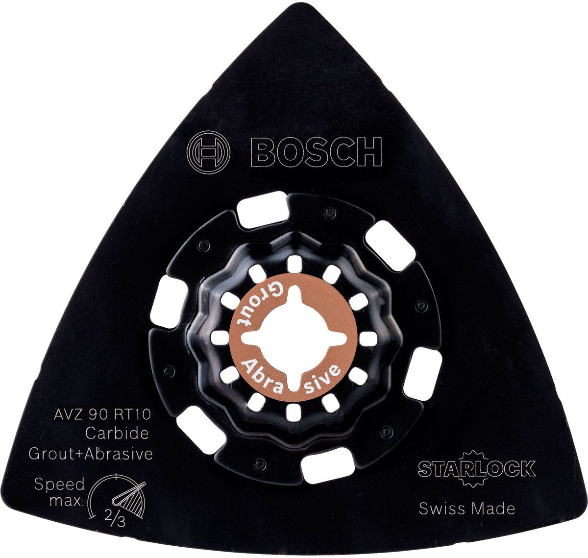 Bosch hardmetalen schuurplaat avz 90 rt10 90 mm korrel 10 - 26092...