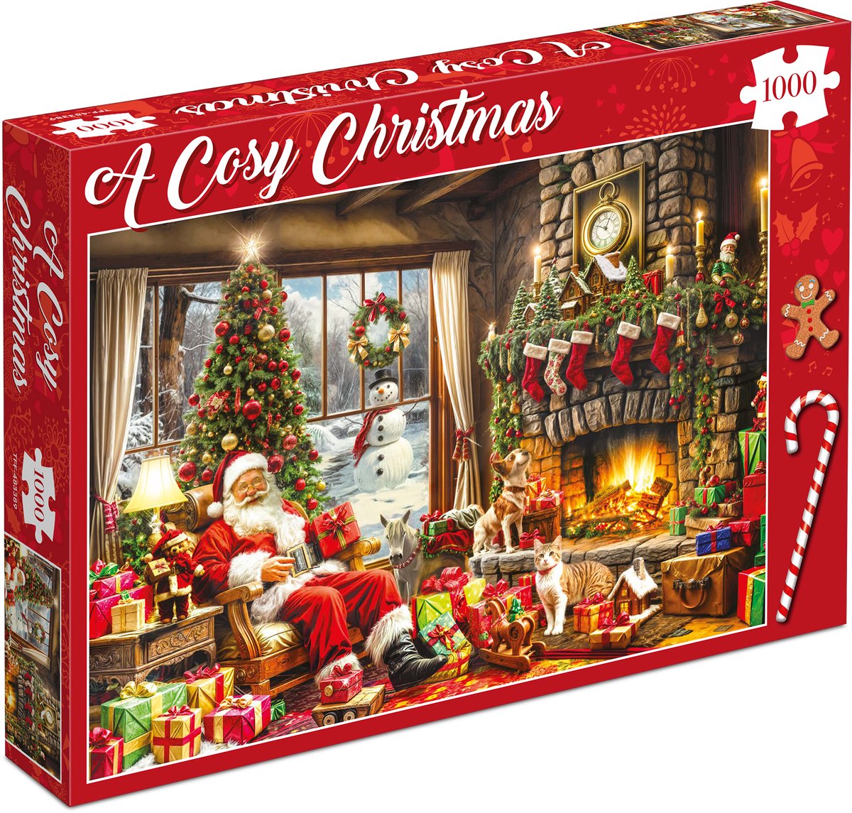 Tucker's fun factory kerstpuzzel - a cosy christmas - 1000 stukjes 68×49cm (b×h) - legpuzzels