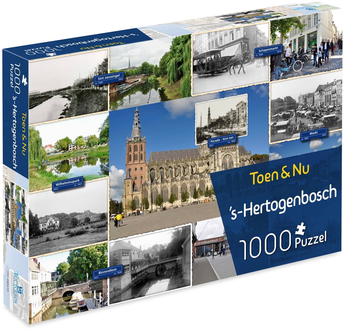 Tucker's fun factory toen nu puzzel - s-hertogenbosch (door fotograaf robert mulder) - 1000 stukjes - legpuzzels