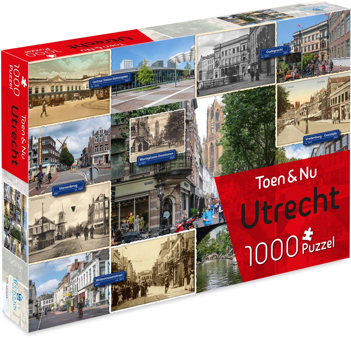 Tucker's fun factory toen nu puzzel - utrecht (door fotograaf robert mulder) - 1000 stukjes - legpuzzels
