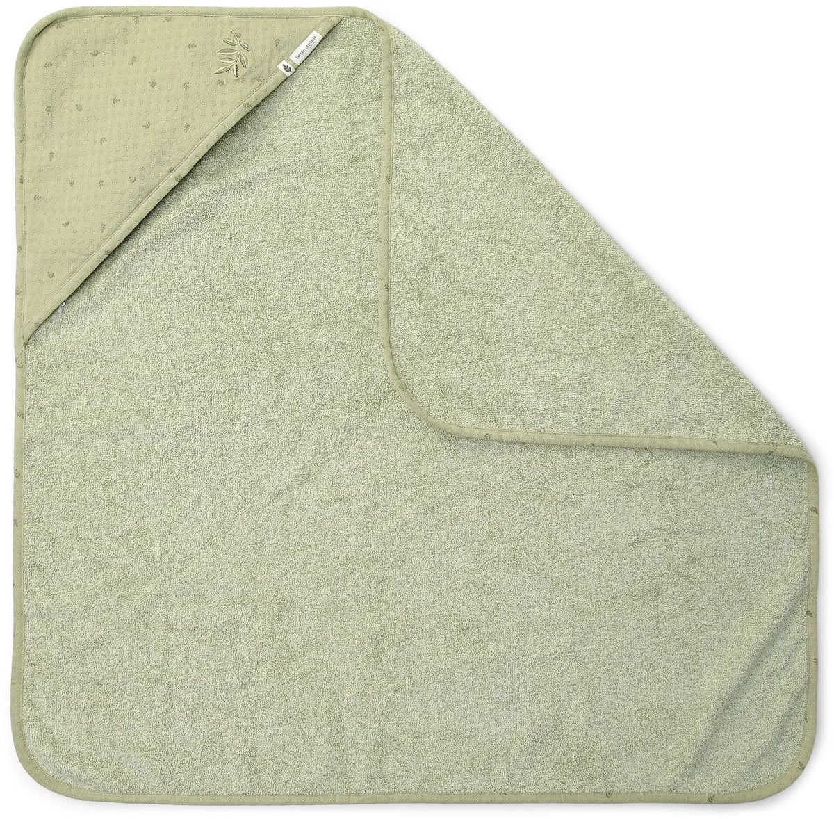 Little dutch badcape - groen - 75 x 75 - essentials
