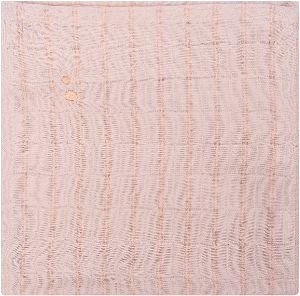 Snoozebaby hydrofiele doek 80 x 80cm - baby wikkeldoek - slaapdoek milky rust - roze -