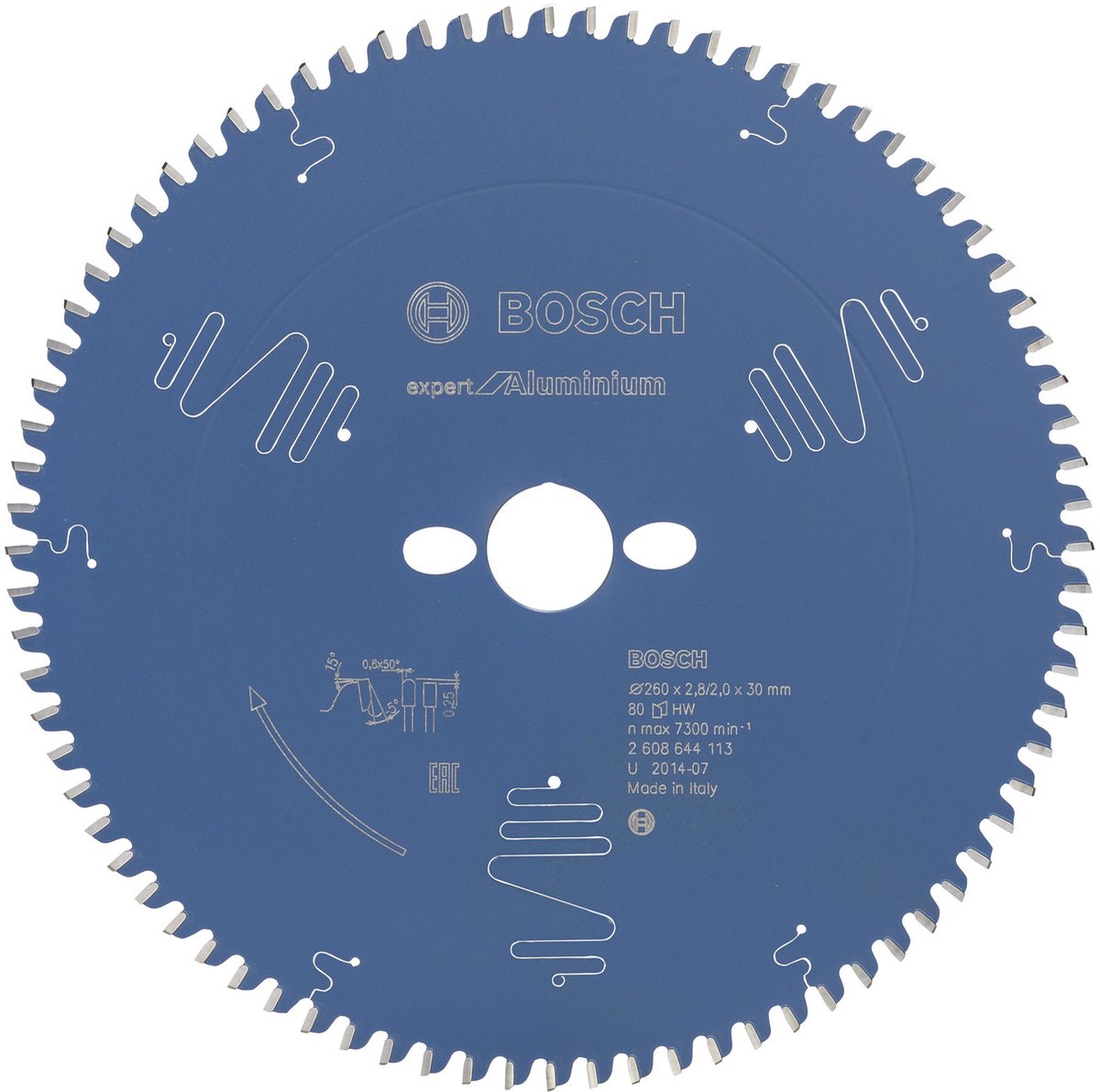 Bosch cirkelzaagblad expert for wood 237x30x2.5 1.8x24 t