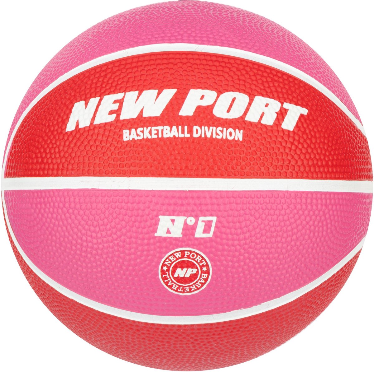 New port minibasketbal - roze rood - maat 1
