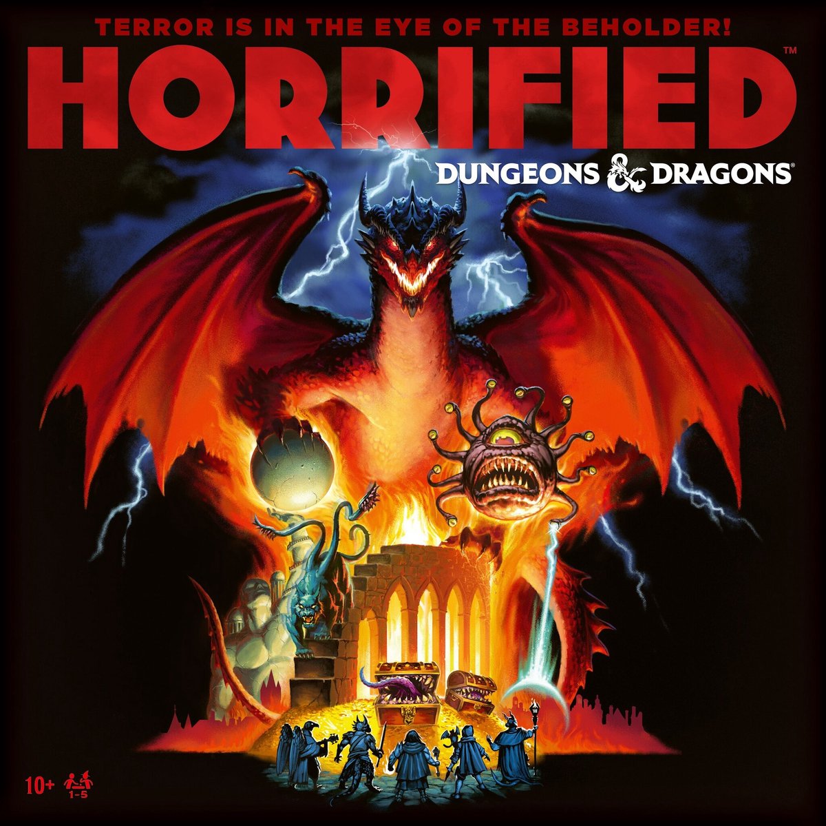 Ravensburger horrified dungeons dragons bordspel