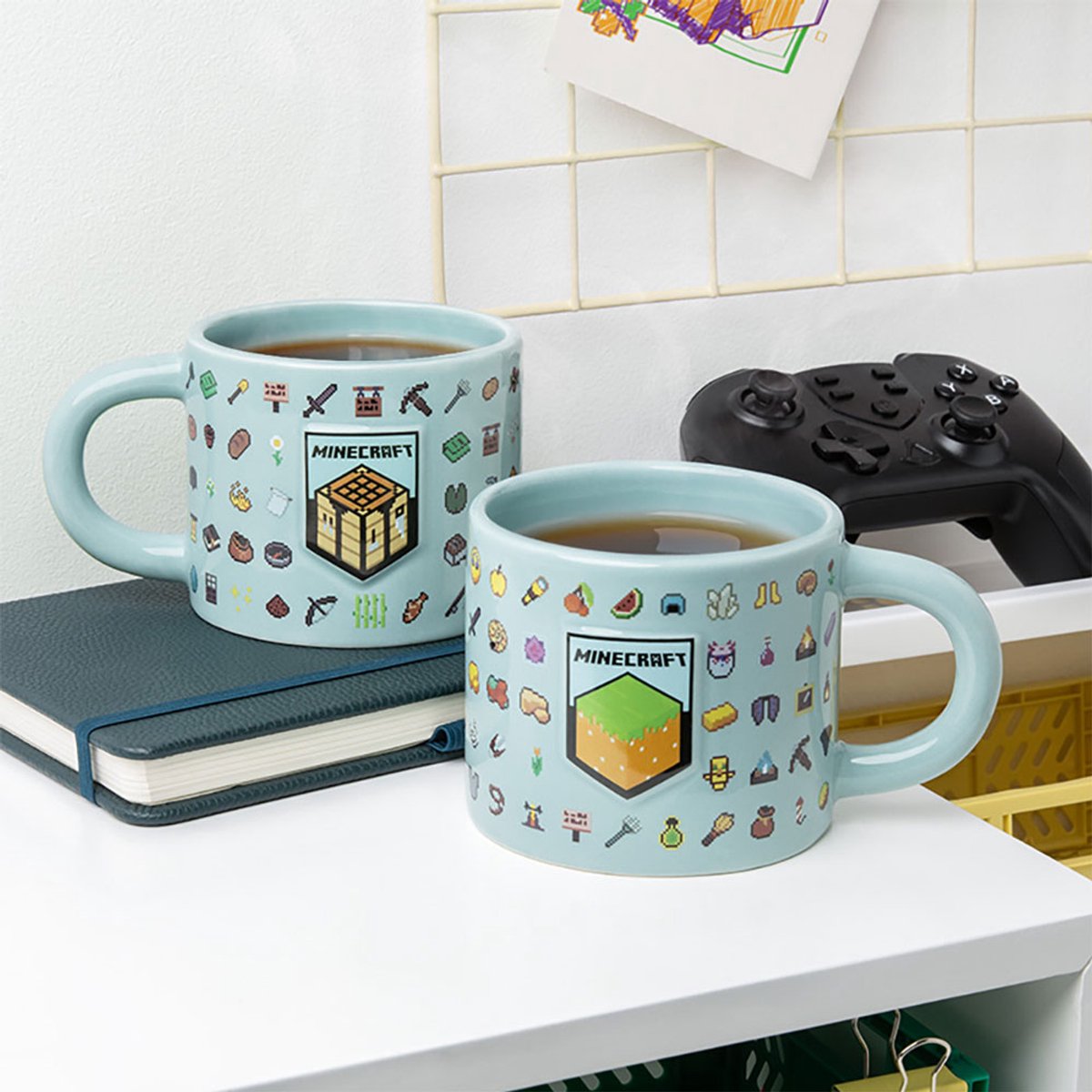 Minecraft - mok met reliëf unisex kop - meerkleurig - standard