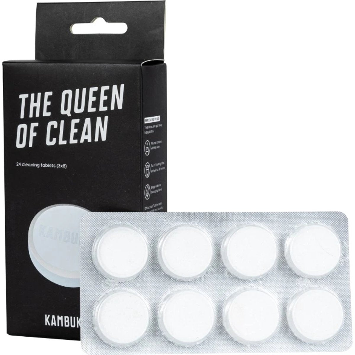 Kambukka queen of clean (3x8 pcs) onderdeel white