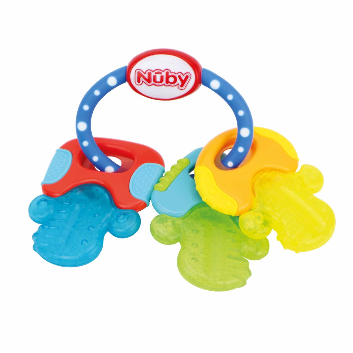 Nûby bijtspeeltje koelbijtsleutels - blauw - 3m+