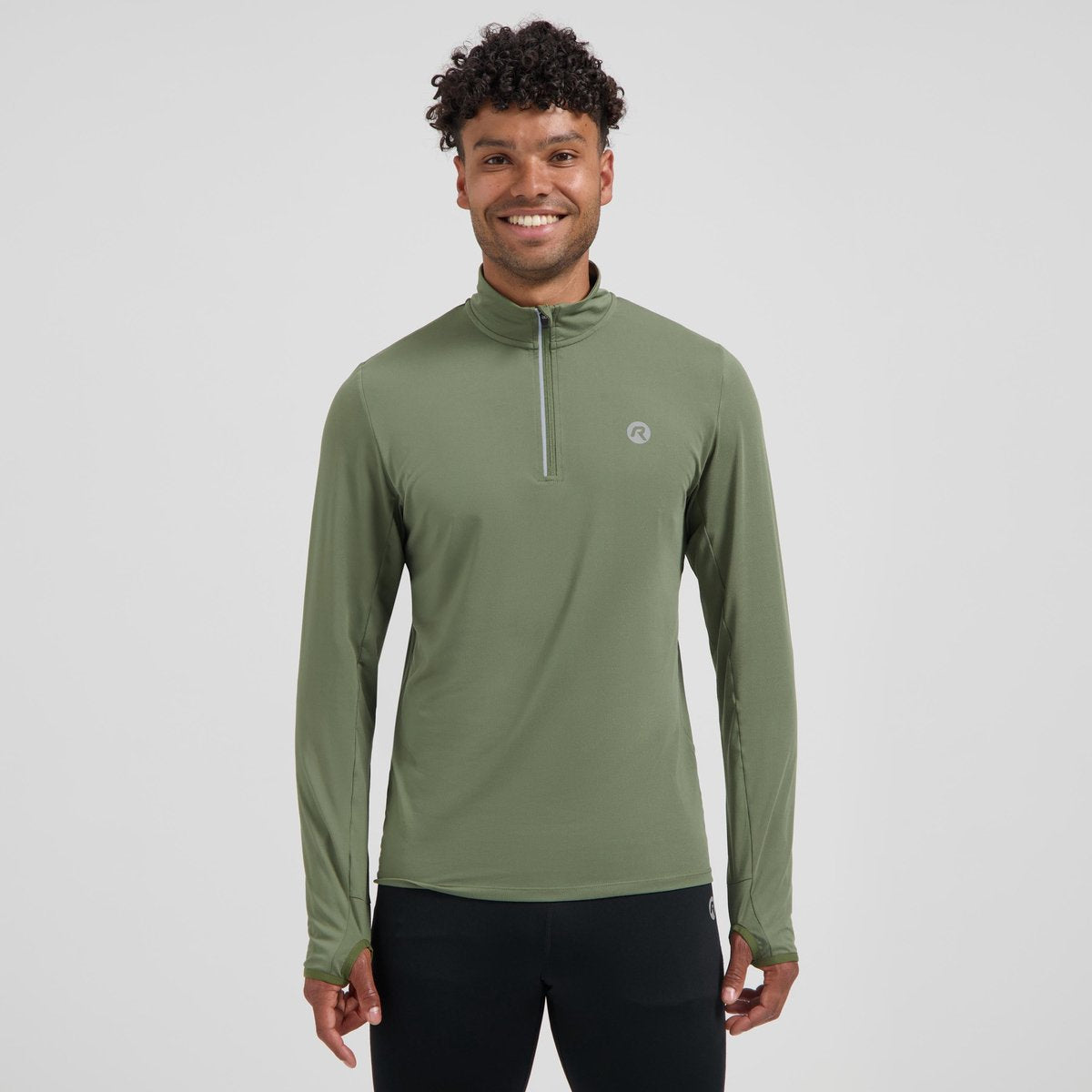 Rogelli core hardloopshirt heren - lange mouwen - groen - 3xl