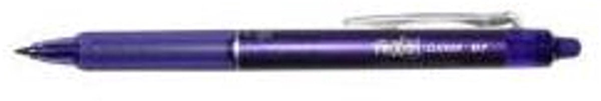 Pilot frixion ballpen 0.7mm clicker – doos van 12 stuks - paars
